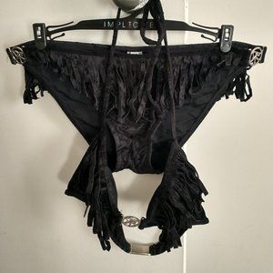 Christian Dior Black Lingerie/Undergarment Top and Bottom